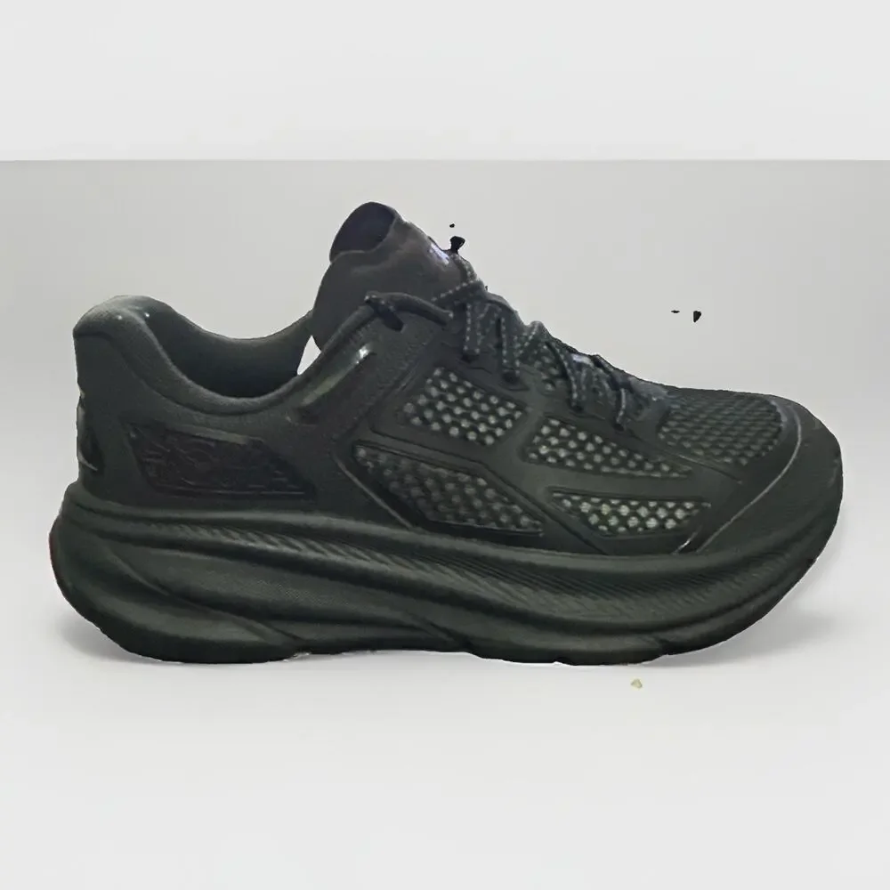 New Women's Size 7 Hoka Clifton One 9 Black Running Shoes 1155370-BBNB Men's 6